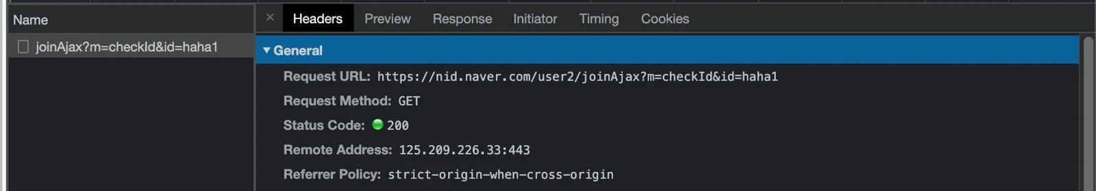 devtool로 본 network
